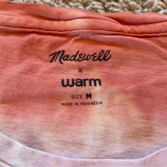 Madewell Madewell x Warm Be Where It's Warm Tie-Dye Tee Size Medium - Picture 6 of 8